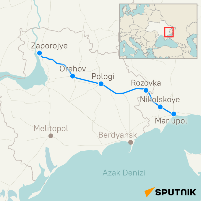 Mariupol'den insani koridor - Sputnik Türkiye