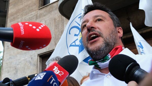 İtalyan Lig partisi lideri Salvini - Sputnik Türkiye