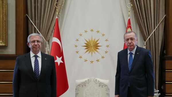 Mansur Yavaş-Recep Tayyip Erdoğan - Sputnik Türkiye