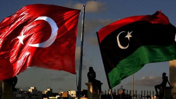 Türkiye-Libya bayrakları - Sputnik Türkiye