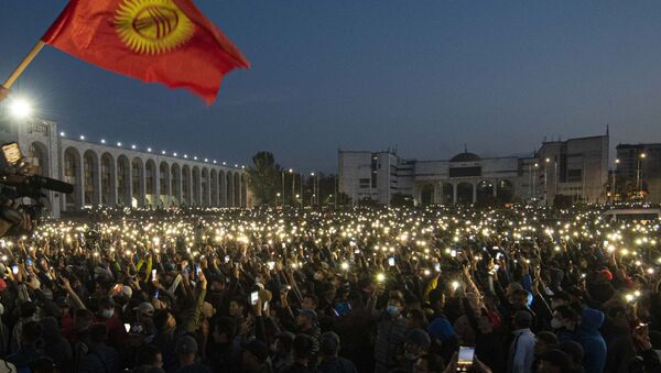 Bişkek'te protestolar - Sputnik Türkiye
