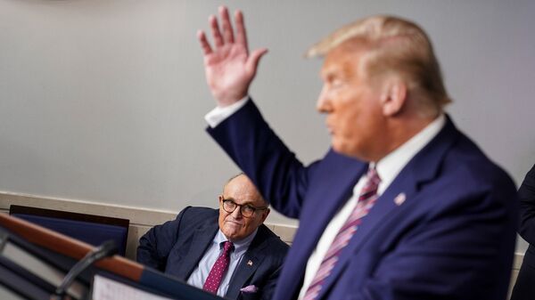 Rudy Giuliani, Donald Trump - Sputnik Türkiye