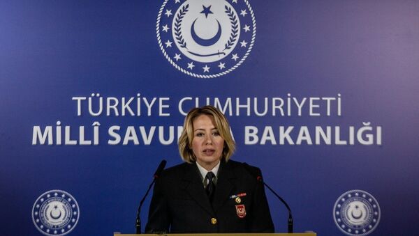 Milli Savunma Bakanlığı (MSB) Basın Sözcüsü Yb. Şebnem Aktop - Sputnik Türkiye