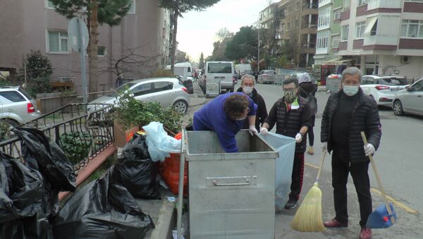 Maltepe, mahallelinin çöplerini toplaması, grev - Sputnik Türkiye