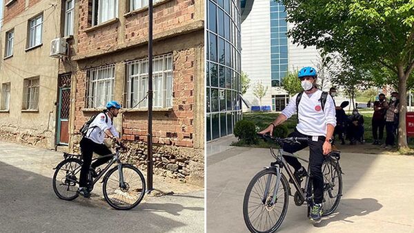 Türkiye’nin ‘bisikletli doktoru’: 120 kiloydum, işimi bisikletle yaparak 50 kilo zayıfladım - Sputnik Türkiye