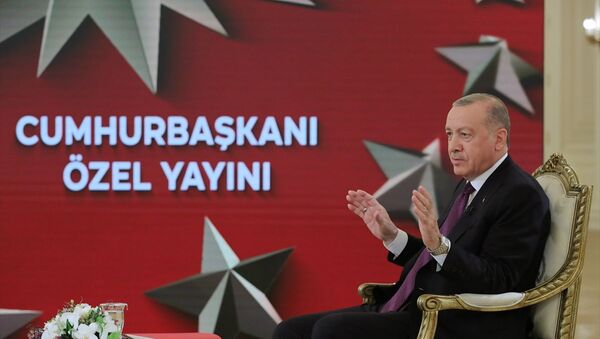 Cumhurbaşkanı Recep Tayyip Erdoğan - TRT - Sputnik Türkiye