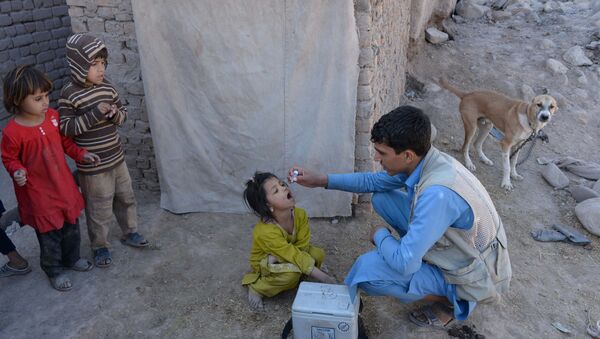 Afganistan- Çocuk felci aşısı - Sputnik Türkiye