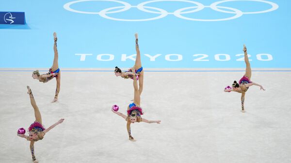 Rus milli ritmik jimnastik takımı TOKYO 2020 - Sputnik Türkiye