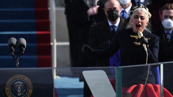 Lady Gaga, Biden'ın yemin töreninde - Sputnik Türkiye