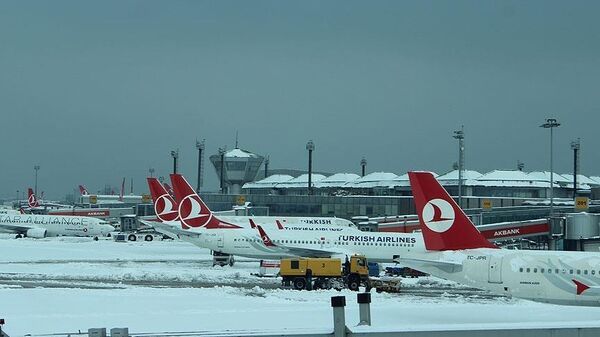 THY - kar - İstanbul Havalimanı - Sputnik Türkiye