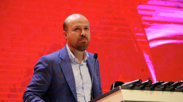 İmam Hatipliler Kurultayı'nda konuşma yapan Bilal Erdoğan - Sputnik Türkiye