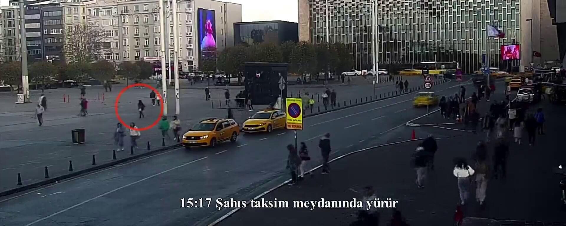 İstiklal Caddesi'ndeki saldırıyı gerçekleştiren teröristin yeni görüntüleri ortaya çıktı - Sputnik Türkiye, 1920, 16.11.2022
