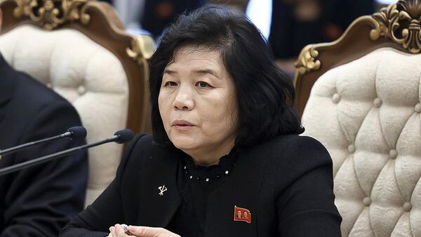 Kuzey Kore’nin ilk kadın Dışişleri Bakanı Choe Son-hui - Sputnik Türkiye