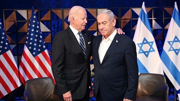 Joe Biden, Benyamin Netanyahu - Sputnik Türkiye