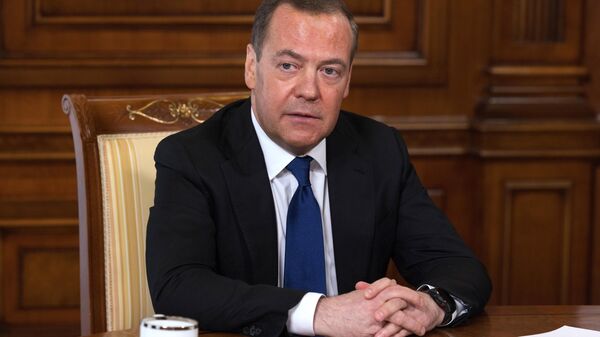 Rusya Güvenlik Konseyi Başkan Yardımcısı Dmitriy Medvedev - Sputnik Türkiye