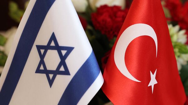 İsrail Türkiye bayrak - Sputnik Türkiye