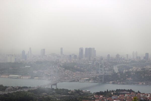 İstanbul'da toz taşınımı etkili oldu - Sputnik Türkiye
