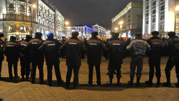 Moskova'daki polis. - Sputnik Türkiye