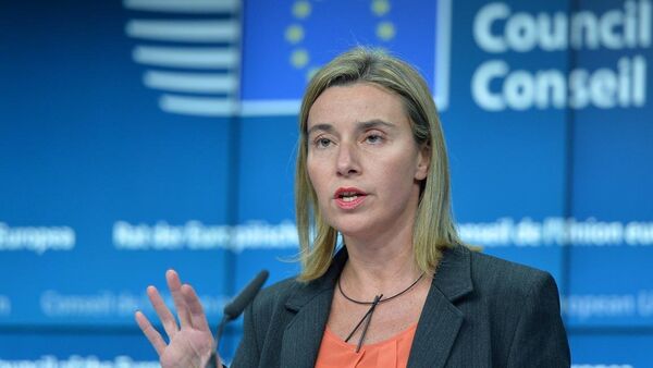 Avrupa Birliği Güvenlik ve Dış Politika Yüksek Temsilcisi Federica Mogherini - Sputnik Türkiye