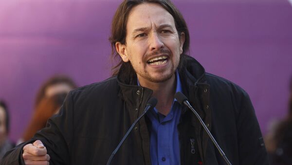 Podemos Partisi lideri Pablo Iglesias - Sputnik Türkiye