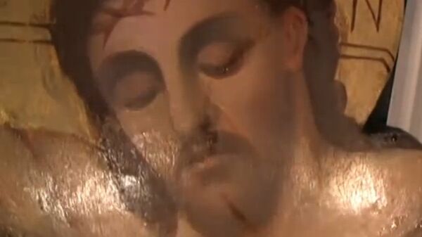 Ağladığı iddia edilen Hz İsa ikonası - Sputnik Türkiye