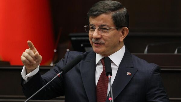 Başbakan Ahmet Davutoğlu, - Sputnik Türkiye