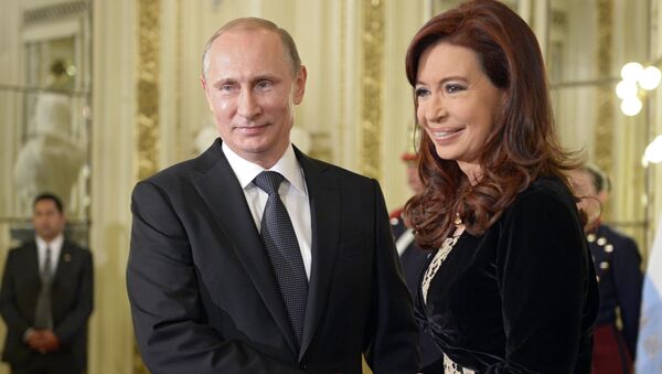 Christina Fernandez de Kirchner & Vladimir Putin - Sputnik Türkiye