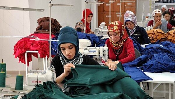 tekstil - kadın - işçi - fabrika - Sputnik Türkiye
