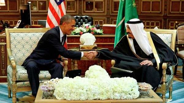 ABD Başkanı Barack Obama- Suudi Arabistan Kralı Selman bin Abdülaziz El Suud - Sputnik Türkiye