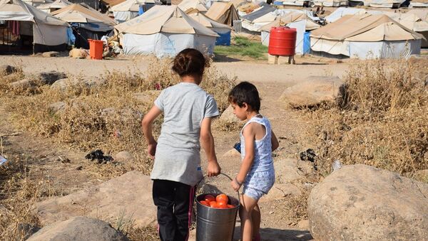 Suriye'deki Nevruz mülteci kampı - Sputnik Türkiye