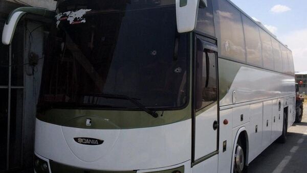 İran plakalı otobüse silahlı saldırı - Sputnik Türkiye