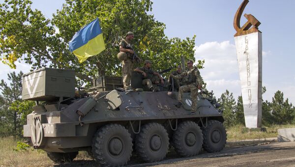 Donetsk bölgesindeki Ukrayna askerleri - Sputnik Türkiye