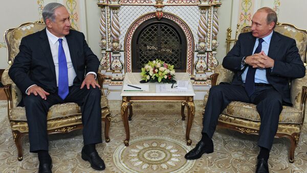 İsrail Başbakanı Benyamin Netanyahu ve Rusya Devlet Başkanı Vladimir Putin - Sputnik Türkiye