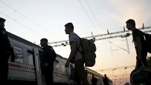 sığınmacı, mülteci, tren - Sputnik Türkiye