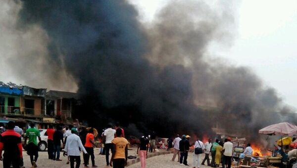 Nijerya'nın Kano kentinde, Şiilerin düzenlediği geçit töreni sırasında düzenlenen intihar saldırısı. - Sputnik Türkiye