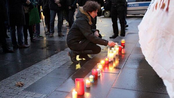 Sultanahmet'teki terör saldırısı Almanya'da protesto edildi - Sputnik Türkiye