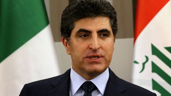 Irak Kürdistan Bölgesel Yönetimi Başbakanı Neçirvan Barzani - Sputnik Türkiye