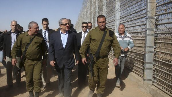 İsrail Başbakanı Benyamin Netanyahu - Ürdün sınırı - Sputnik Türkiye