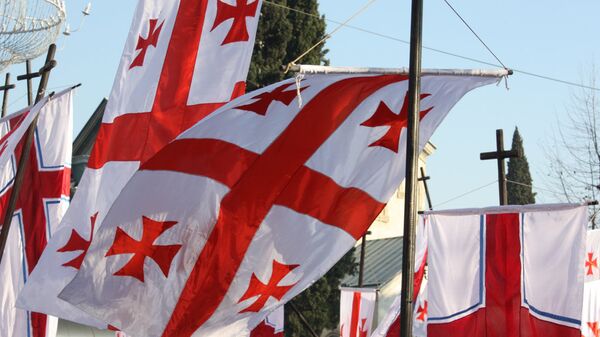 Gürcistan bayrağı - Sputnik Türkiye