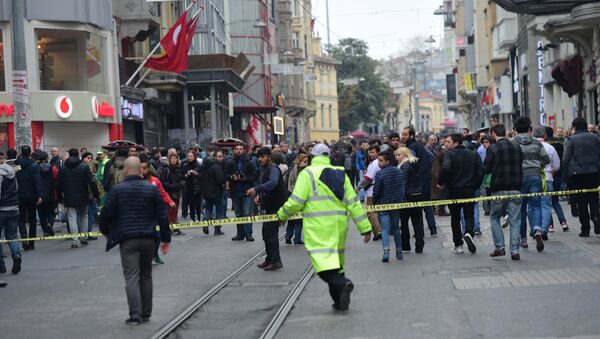 İstiklal Caddesi'nde canlı bomba saldırısı - Sputnik Türkiye