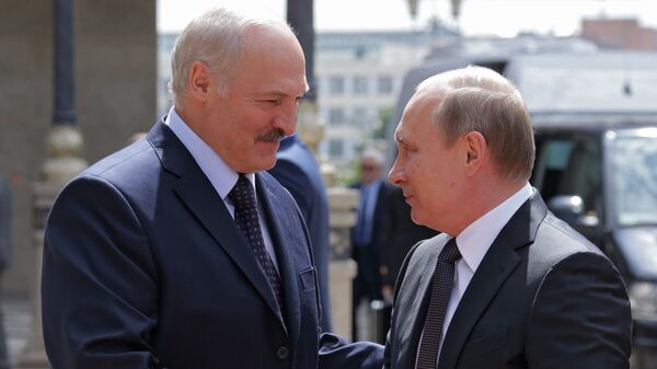 Rusya Devlet Başkanı Vladimir Putin- Belarus Devlet Başkanı Aleksandr Lukaşenko - Sputnik Türkiye