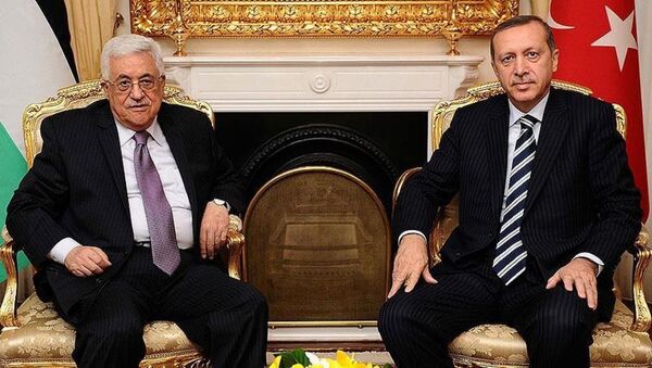 Cumhurbaşkanı Recep Tayyip Erdoğan ve Filistin Devlet Başkanı Mahmud Abbas - Sputnik Türkiye