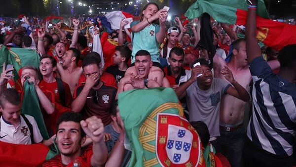 Portekiz EURO 2016 kutlamaları - Sputnik Türkiye