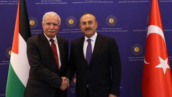 Mevlüt Çavuşoğlu - Riyad el Maliki - Sputnik Türkiye