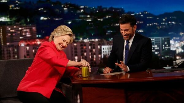Hillary Clinton, Jimmy Kimmel Şov'da kavanoz açtı - Sputnik Türkiye