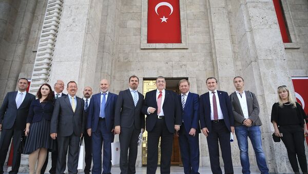 Alman Federal Meclis Savunma Komisyonu üyeleri TBMM'de - Sputnik Türkiye