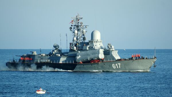 Rusya'nın Karadeniz Filosu'na ait 'Miraj' isimli savaş gemisi - Sputnik Türkiye