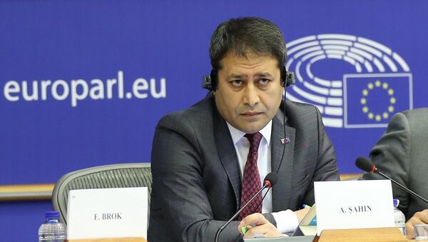 Avrupa Parlamentosu (AP) İnsan Hakkları Alt Komitesinde Türkiye'deki hukukun üstünlüğü görüşüldü. Toplantıya katılan AB Bakan Yardımcısı Ali Şahin (fotoğrafta) bir konuşma yaptı. - Sputnik Türkiye