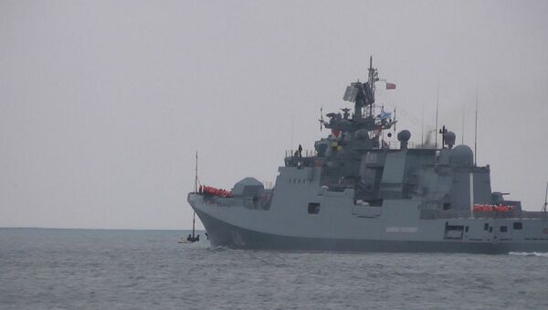 Kalibr füzeleriyle donatılmış Rus gemisi Suriye'ye gitti. - Sputnik Türkiye