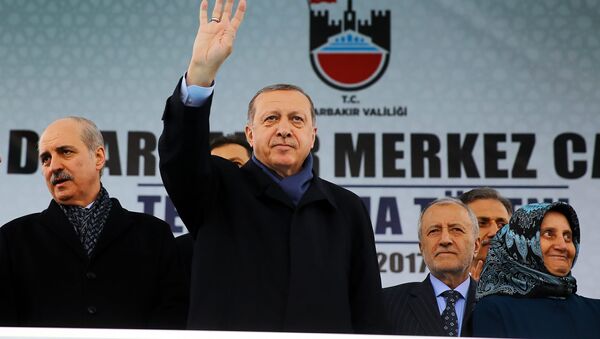 Cumhurbaşkanı Erdoğan Diyarbakır'da - Sputnik Türkiye